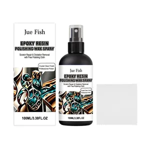 Professional Jue Fish 100ml epoxy resin polishing spray for scratch repair and crystal finish