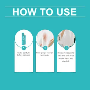 Guide d'utilisation détaillé étape par étape pour le stylo détachant JAKEHOE pour vêtements