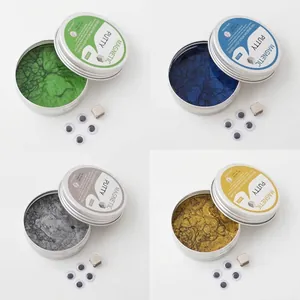 Creativo Set di Giocattoli Antistress in Pasta Magnetica per Bambini Adulti Argilla Metallica Con Cubo Magnetico e Occhi Giocattoli Fai da Te