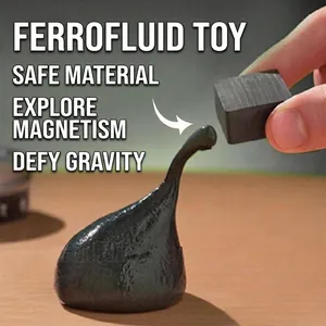 Giocattolo magnetico ferrofluido con magnete a cubo per scienza e sollievo dallo stress