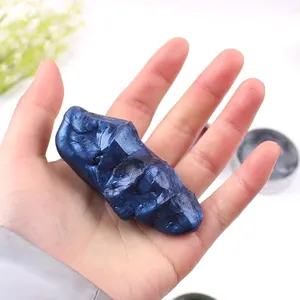 Pasta magnetica blu metallizzato per alleviare lo stress tenuta in mano per giocare