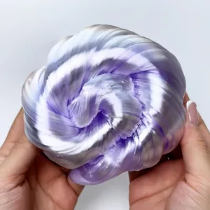 Kristalglas Slime Stressverlichting Squishy Speelgoed Niet-Newtonse Vloeistof Kameleon Metaalachtig Vloeibaar Putty Voor Kinderen Volwassenen