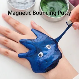 Pâte Magnétique Fluide Non Newtonien Verre Liquide Slime Jouet Anti-stress Squishy pour Enfants Éducatif Amusant Cadeau Créatif