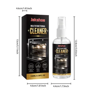 Jakehoe 100ml πολυλειτουργικό σπρέι καθαρισμού κουζίνας με διαστάσεις φιάλης και κουτιού