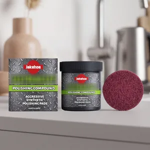 Profi Möbelpolierpasten-Set mit synthetischem Pad für Tiefenreinigung und Glanz