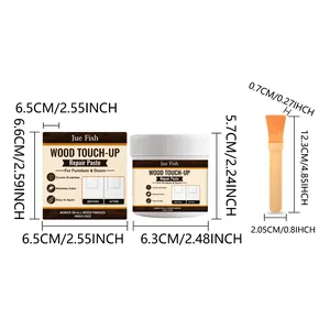 Kit de pasta reparadora de madera Jue Fish con pincel y medidas de 100g