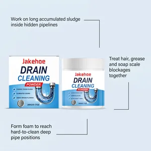 Professionelles JAKEHOE Abflussreiniger-Pulver 260g für Heimküche und Badezimmer