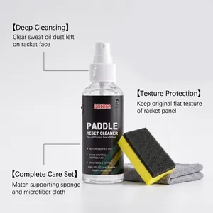 Paddle reset cleaner kit with cleaning sponge and microfiber cloth for sweat removal