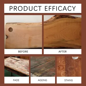 Confronto efficacia olio per legno su superfici di mobili sbiaditi e invecchiati