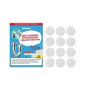 JAKEHOE pipe cleaning effervescent tablets for deep cleaning and effective unclogging.