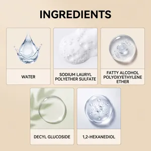 Detailed ingredients view of leather wallet cleaning spray showing water and surfactants
