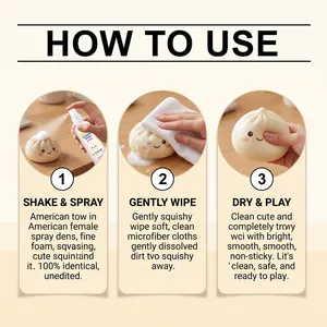 Step-by-step guide on how to use squishy cleaner spray for toy maintenance and cleaning