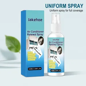 JAKEHOE 100ml Air Conditioner Renewal Spray for deep cleaning and odor removal