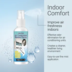 Detailed view of Jakehoe air conditioner spray bottle with English feature description