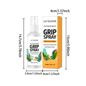JAYSUING rutschfestes Grip-Spray für Pole- und Aerial-Dance mit Flaschenabmessungen