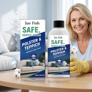 Jue Fish 100ml Polster- und Teppichreiniger mit sanfter Tiefenreinigungsformel für zuhause.
