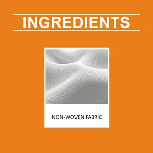 Detail of breathable non-woven fabric material used in laundry color catcher sheets.
