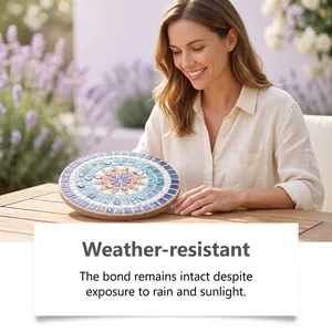 Colle pour carrelage mosaïque imperméable hautement résistante aux intempéries extérieures