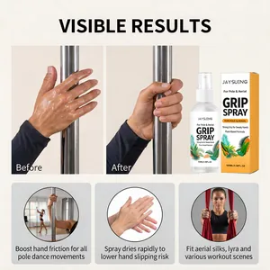 Professionelles Grip-Spray für Poledance und Aerial Silk zeigt sichtbare Ergebnisse.