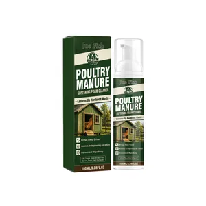 Jue Fish poultry manure softening foam cleaner for chicken coops 100ml spray bottle