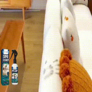 Σπρέι καθαρισμού καναπέ JUE FISH για αποτελεσματική αφαίρεση λεκέδων σε ύφασμα.