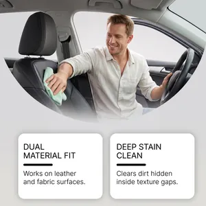Chiffon de nettoyage pour sièges de voiture en cuir pour un détachage en profondeur