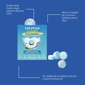 Detalles de las pastillas de limpieza de drenaje Jakehoe activadas por agua fresca