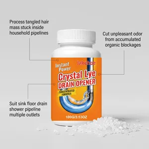Jakehoe concentrated crystal lye drain opener for household pipelines and odors