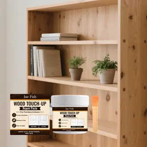 Pasta para Cuidado de Muebles de Madera Restaura Pule Protege Antigrietas Crema de Reparación Con Cepillo Mantenimiento Hogar