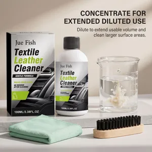 Kit complet de nettoyage pour textile et cuir avec démonstration de dilution