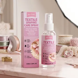 Spray de soin modelant textile Jue Fish 100ml flacon et boîte pour tissus et dentelles