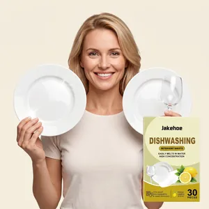Effective Jakehoe dishwashing detergent sheets for sparkling clean dishes and glassware