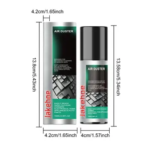 Dimensiones y especificaciones del spray de aire comprimido 100ml para la electrónica