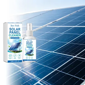 Jue Fish Nettoyant pour Panneaux Solaires Spray Sans Traces Éliminateur de Poussière et Taches Agent de Rénovation Panneaux Solaires