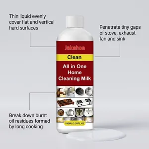 Lait nettoyant multi-surfaces tout-en-un élimine efficacement l'huile brûlée et la graisse.