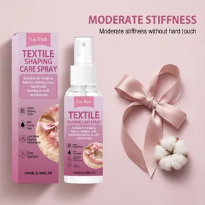 Spray de mise en forme textile Jue Fish pour tissus et dentelles, flacon de 100 ml.