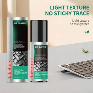 Vista detallada del spray de aire comprimido Jakehoe para limpiar teclados y equipos