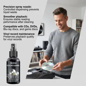 Professionele Jakehoe CD- en DVD-reinigingsspray voor vinylplaten en diverse discs