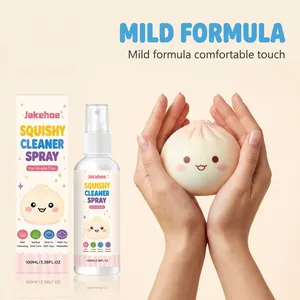 Detailed view of Jakehoe Squishy Cleaner Spray with its gentle formula for toy care