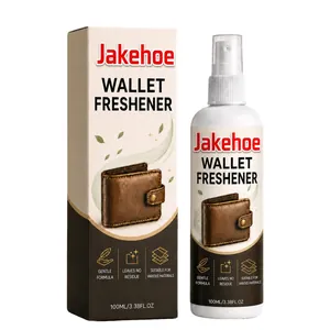 Jakehoe 100ml Wallet Freshener Spray for premium leather care and gentle odor removal