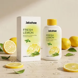 Jakehoe Fresh Lemon Scent Floor Cleaner Gentle Formula Stain Removal Brightening Solution For Tiles Wood Floors Home Daily