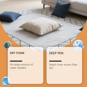 Vue détaillée des avantages de la mousse nettoyante pour tapis et l'entretien maison