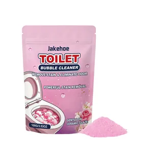 Jakehoe toilet bubble cleaner powder for powerful stain removal and odor elimination