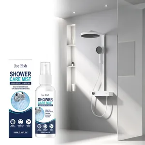 Jue Fish Shower Care Mist Limescale Cleaner Spray For Shower Head Faucet Bathroom Fixture Descaling Cleaning
