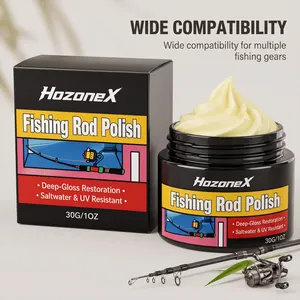 Pasta de pulido HozoneX para cañas de pescar con protección UV y brillo profundo