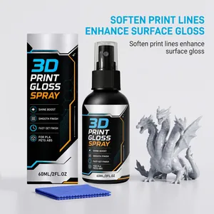 Detailansicht von 3D-Druck-Glanzspray 60ml mit Drachenmodell für ein glattes Oberflächenfinish.
