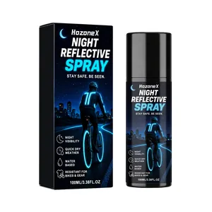 HozoneX 100ml nachtreflecterende spray voor zichtbaarheid en veiligheid op kleding