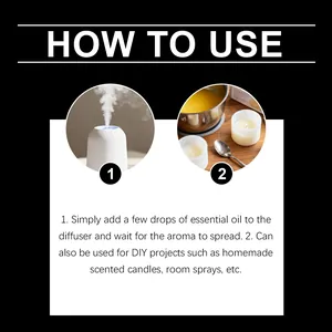 Guida all'uso degli oli essenziali in un diffusore e per la creazione di candele DIY.