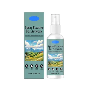 Professional 100ml artwork fixative spray for charcoal, pastel and watercolor art protection