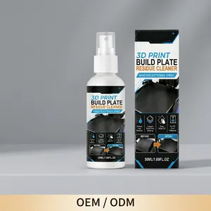 Limpiador en Spray Profesional para Plataformas de Impresoras 3D 50ml para Eliminar Residuos de Adhesivo y Herramientas de Mantenimiento